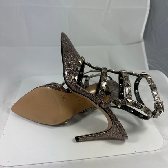 Mix No. 6, Bronze Metallic Cage Heel, size 6 - Picture 5 of 5